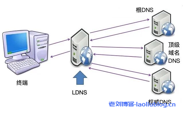 LDNS会从根DNS问起