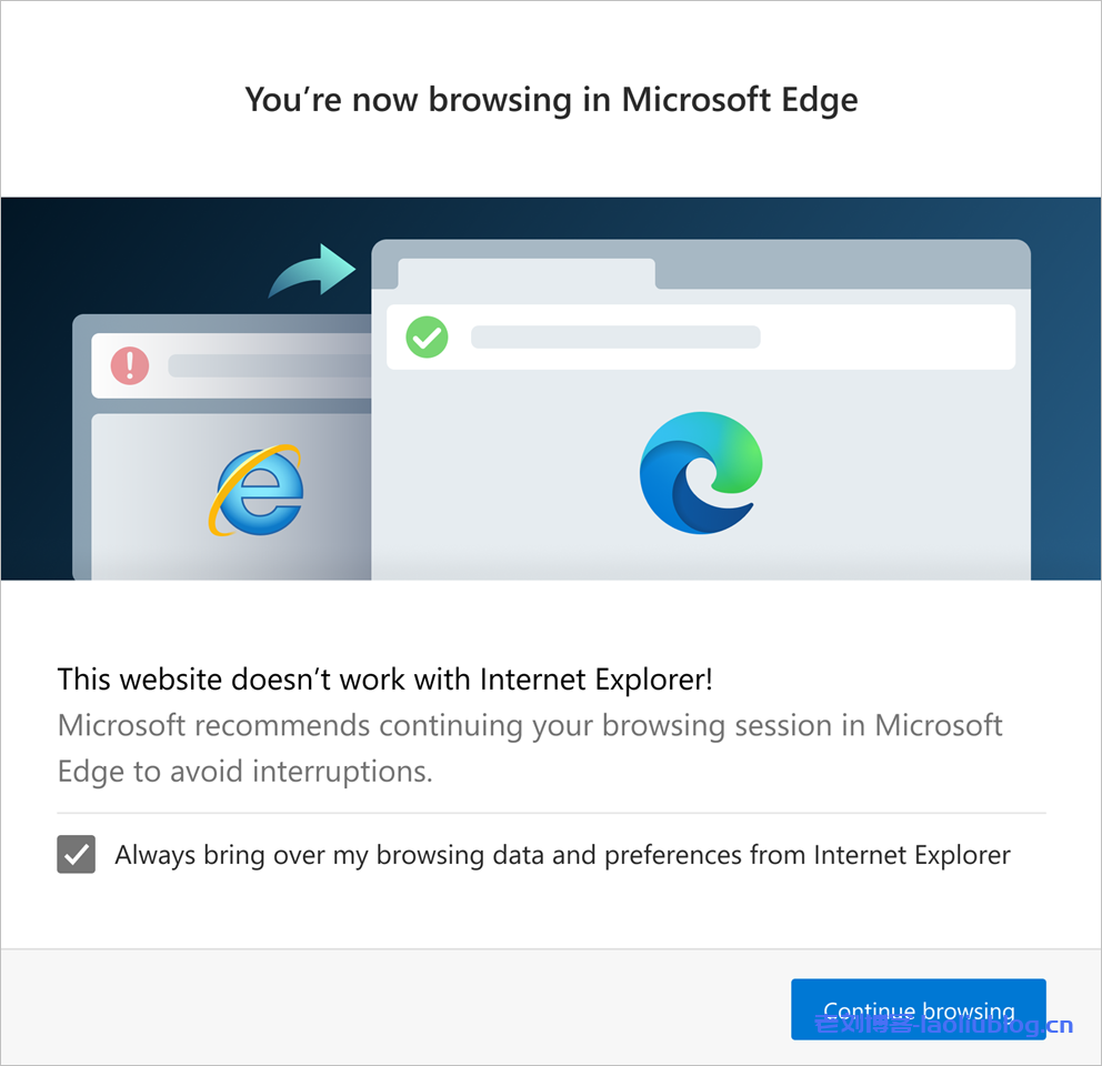 微软将不兼容IE浏览器的网站重定向至Edge