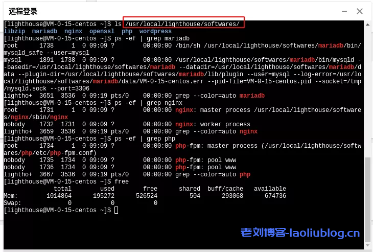 通过Lighthouse的WebShell可以一键免密码登录到服务器