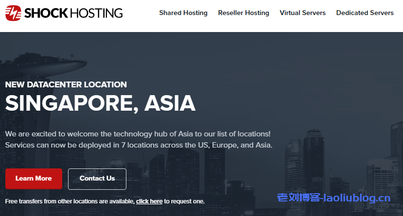 shockhosting新加坡vps：1核2G内存30G SSD硬盘1Gbps带宽1TB月流量低至$4.99/月附测试IP