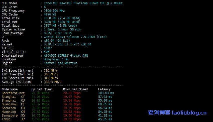 快云科技VPS测评:香港VPS主机三网CN2 GIA线路,延迟低速度快,适合建站、外贸等业务需求