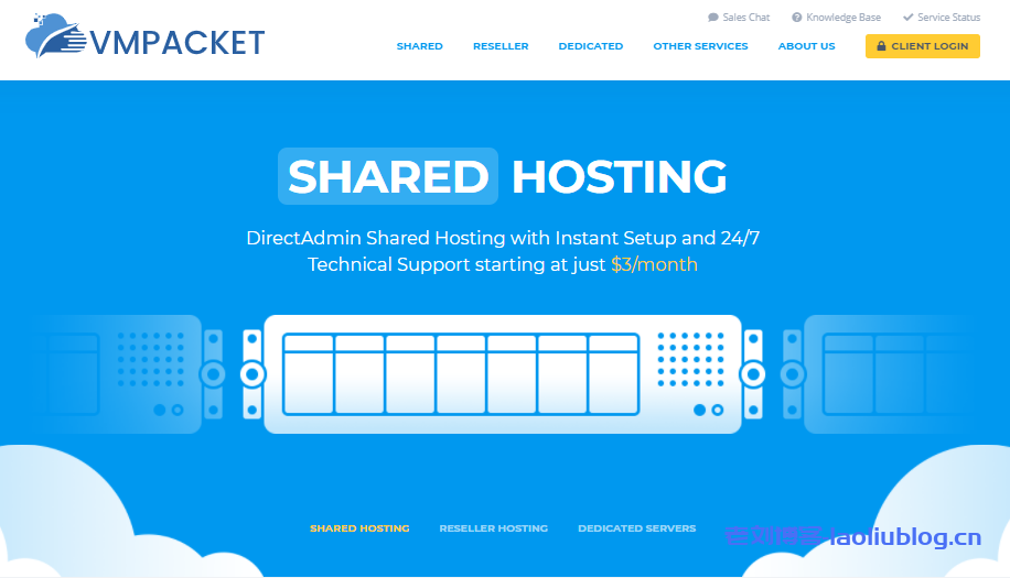 VMPacket虚拟主机：新加坡/英国/美国机房，70GB NVMe空间，不限流量不限绑定域名数量，年付40美元