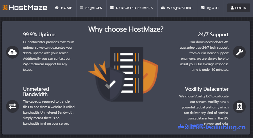 HostMaze促销罗马尼亚VPS，81折循环优惠，1Gbps带宽无限流量实付1.62欧元/月