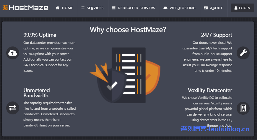HostMaze罗马尼亚抗诉vps,1Gbps带宽,无限流量,年付24美元起