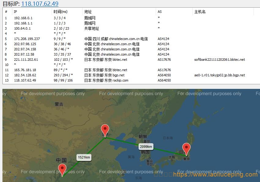 六六云666clouds日本软银VPS测评：网络稳定性不是太好，但下载速度可以，价格也比较便宜