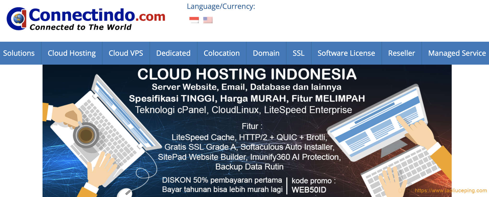 Connectindo:$13.41/月/2核/1GB内存/20GB SSD空间/不限流量/1Gbps端口/KVM/新加坡/印尼